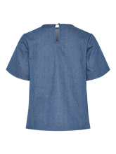 Ladda upp bild till gallerivisning, PCDOVE T-Shirts &amp; Tops - Medium Blue Denim
