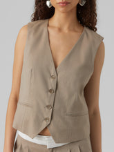 Ladda upp bild till gallerivisning, VMDAGNY Waistcoat - Brown Lentil
